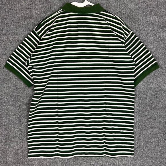 Vintage 90s Striped Green Bay Packers Men's Short Sleeve Polo Shirt L - Picture 3 of 6